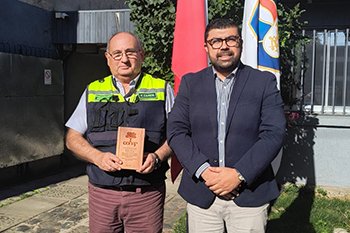 Director Regional de CONAF Ñuble realiza visita protocolar al Presidente Regional de Bomberos de Ñuble