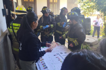 Quillota fortalece la respuesta bomberil ante emergencias en recintos patrimoniales