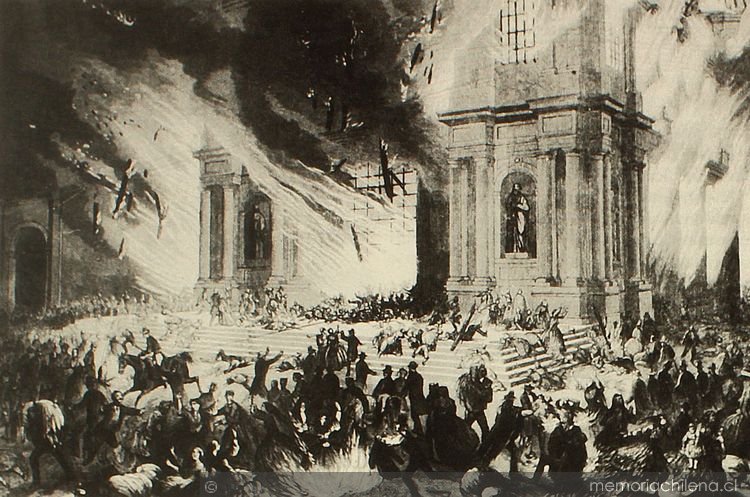 Incendio de la Iglesia de la Compañía de Jesús: