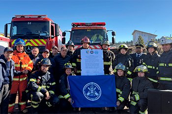 Comenzó la construcción del cuartel de la Segunda Compañía de Bomberos de Cochrane