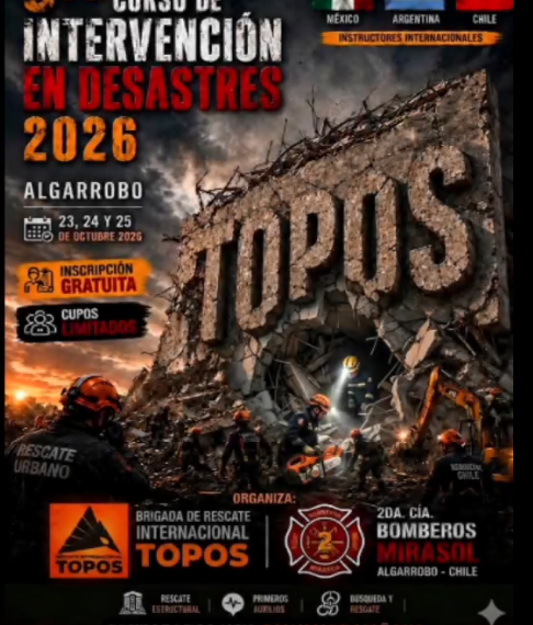 5TO CONCURSO DE INTERVENCION EN DESASTRE 2026