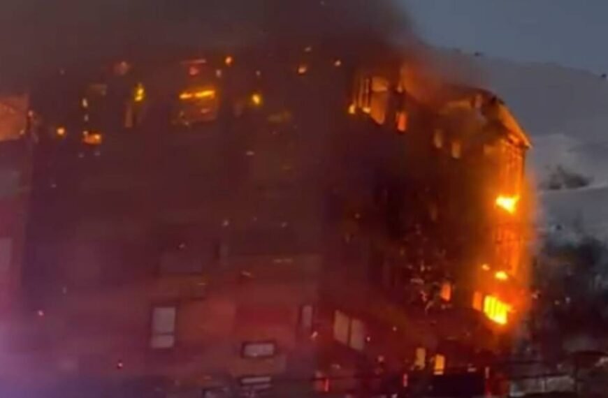 Voraz incendio destruye el Hotel Alto Nevados en las Termas de Chillán y deja 150 evacuados